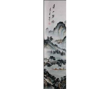 精品瓷板山水畫 傳統(tǒng)筆墨與工藝之美的完美融合